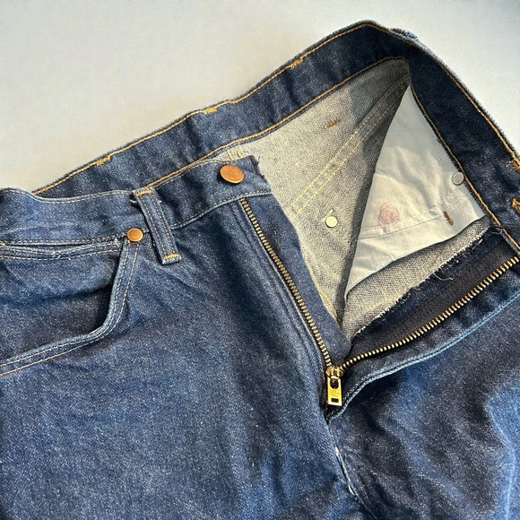 Wrangler 13MWZG Womens 26x34 Vintage Made USA High Rise Cowboy Western Jeans - Picture 3 of 8